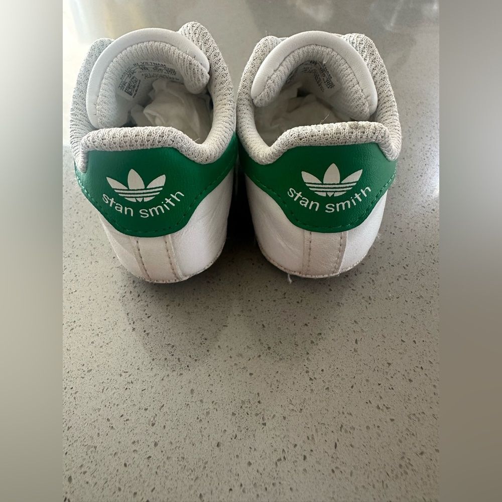 Adidas Stan Smith Crib Shoes baby/toddler shoe size US 2k - Picture 2 of 4